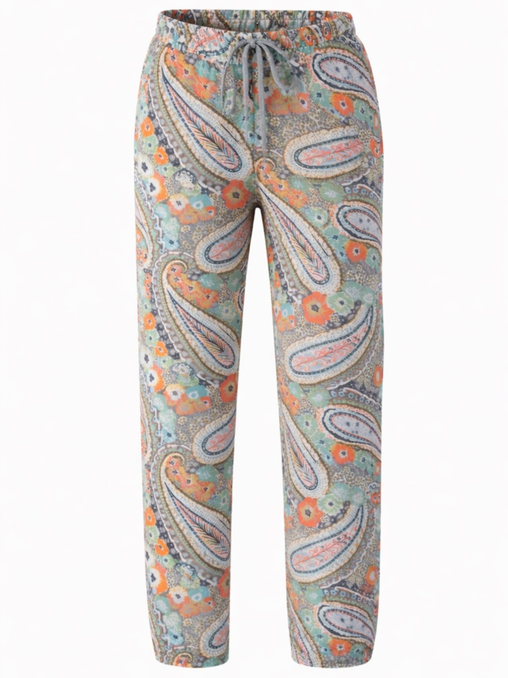 Vera Bradley Paisley Print Pull-On Pants Size Small Colorful Boho Stretch